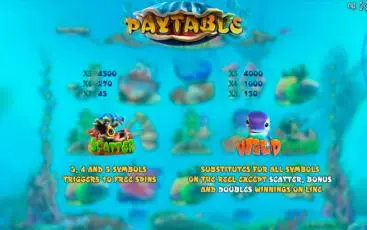 Бонусна гра ігрового апарату Dolphins Treasure