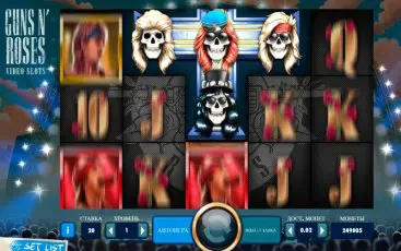 Бонусна гра ігрового апарату Guns N Roses