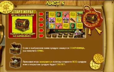 Бонусна гра ігрового апарату Pirate