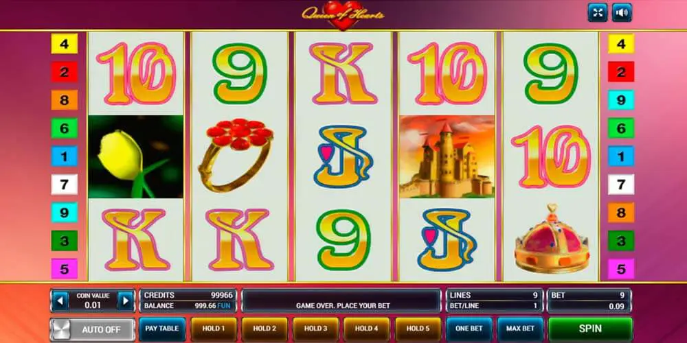 Грати в Queen of Hearts / Королева Сердець