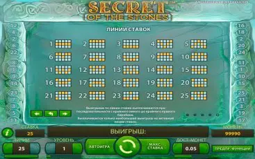 Символи ігрового слота Secret of the Stones